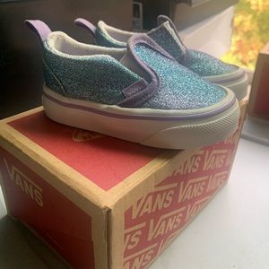 Infant/Toddler Girls Sz3.5 ombré slip on Vans